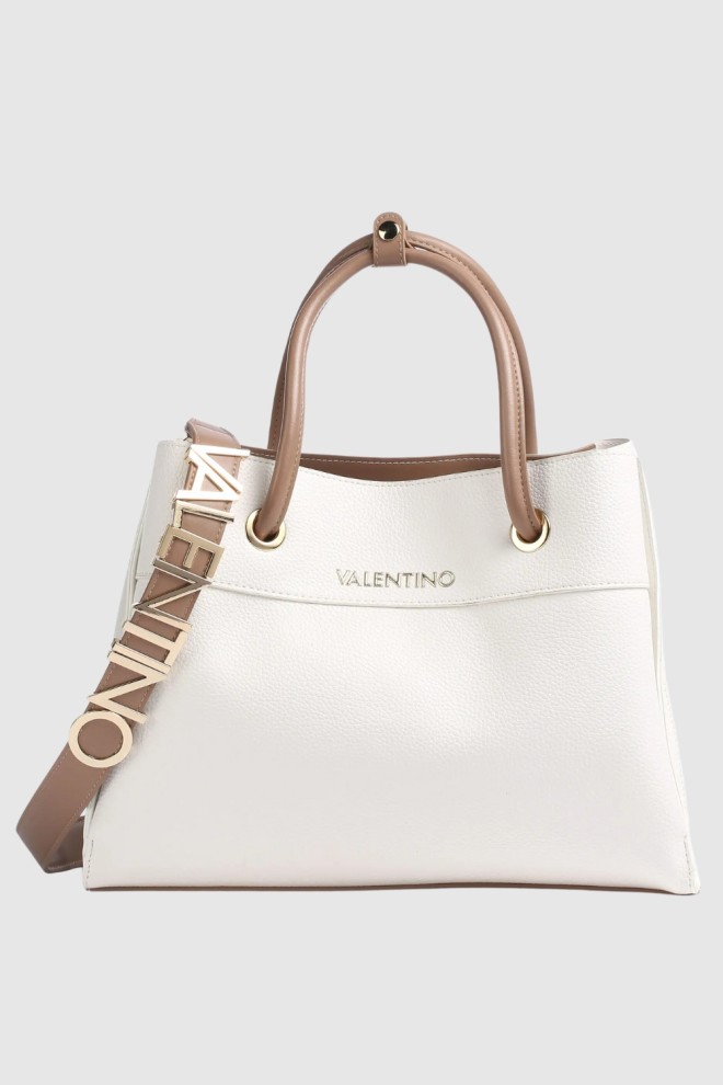 VALENTINO Large white Alexia handbag