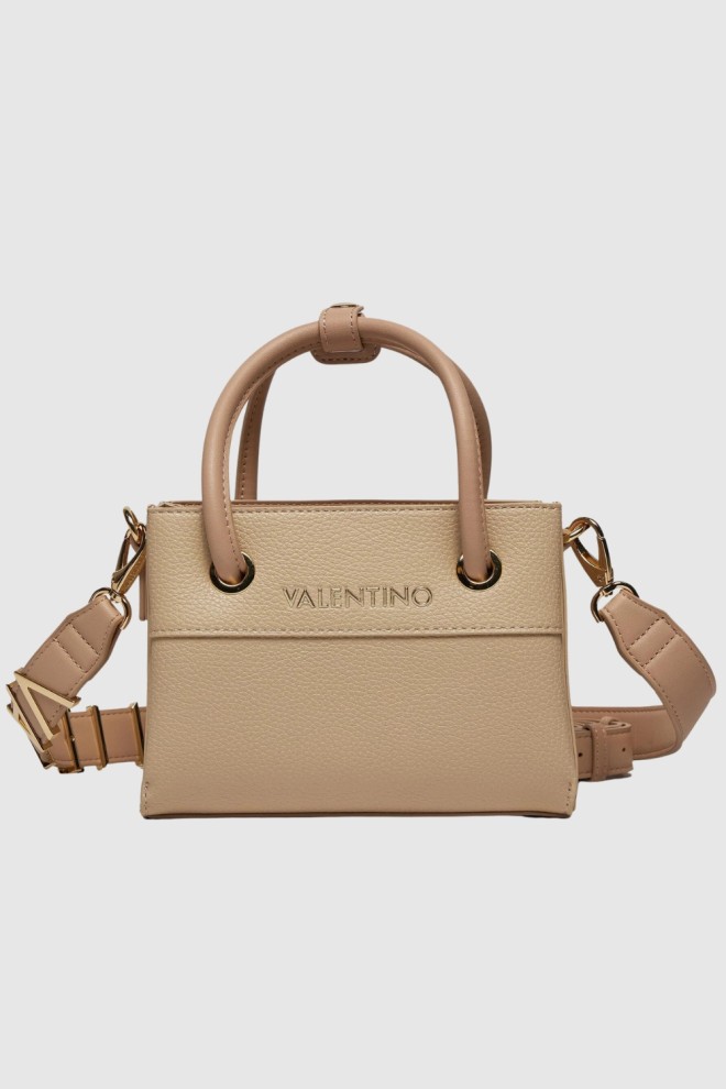 VALENTINO Small ecru handbag Alexia