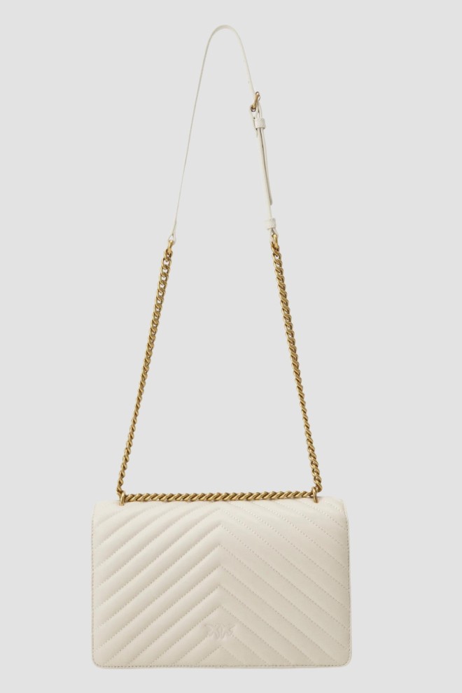 PINKO Ecru Handbag Love One Classic