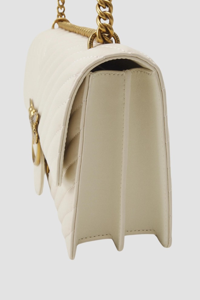 PINKO Ecru Handbag Love One Classic