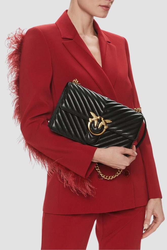 PINKO Black Love One Geantă clasică AW25