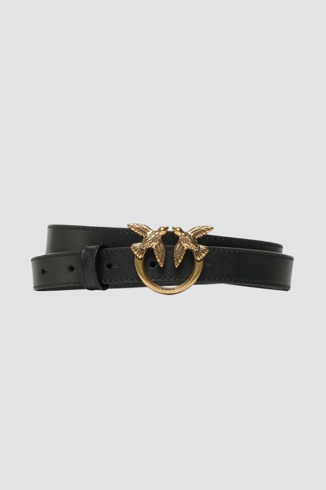 PINKO Black Women's Love Berry H2 Belt