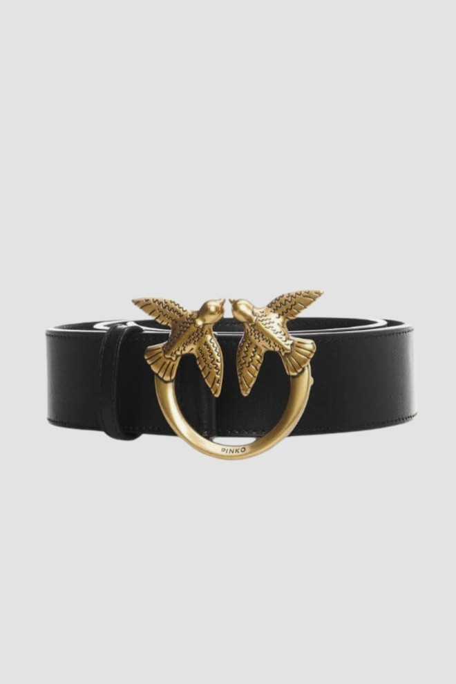 PINKO Black Love Berry H3 Belt