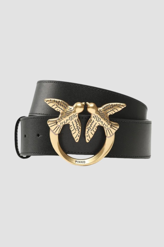 PINKO Black Love Berry H4 Belt