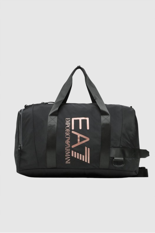 EA7 Czarna torba sportowa z...