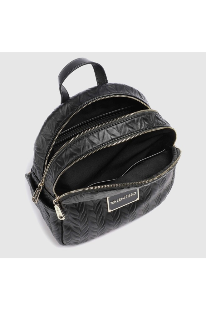 VALENTINO Embossed black logo sunny re backpack