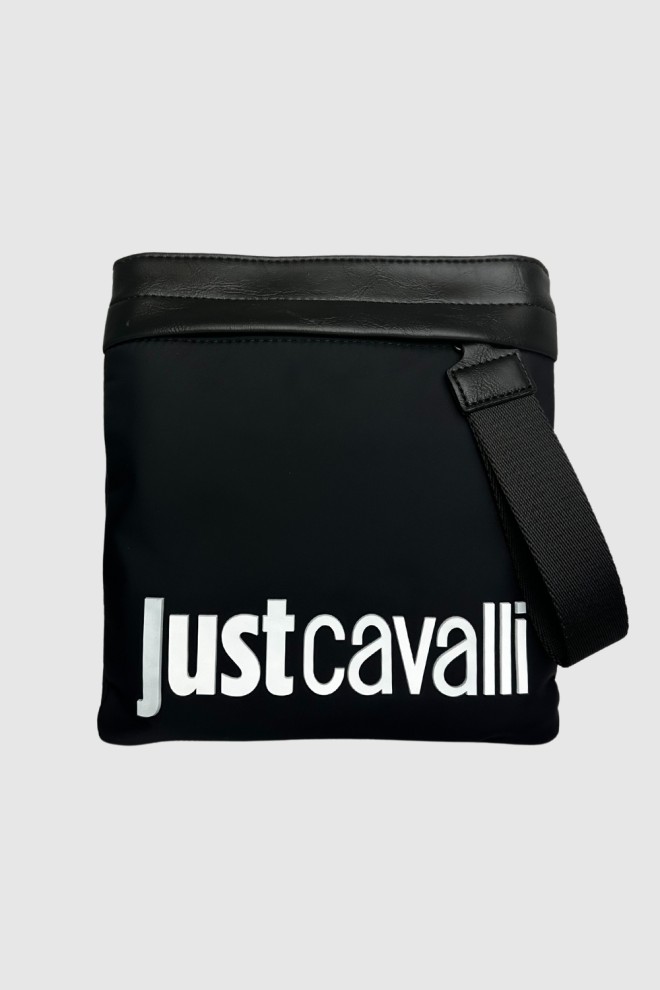 JUST CAVALLI Black Range Institutional Logosketch 3 bag