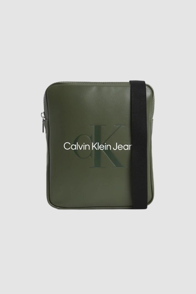 CALVIN KLEIN Geantă verde pentru bărbați