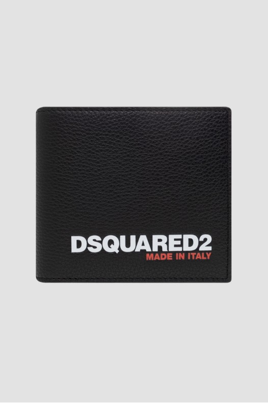 DSQUARED2 Black leather wallet
