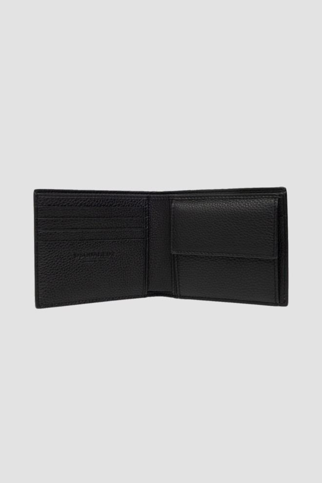 DSQUARED2 Black leather wallet