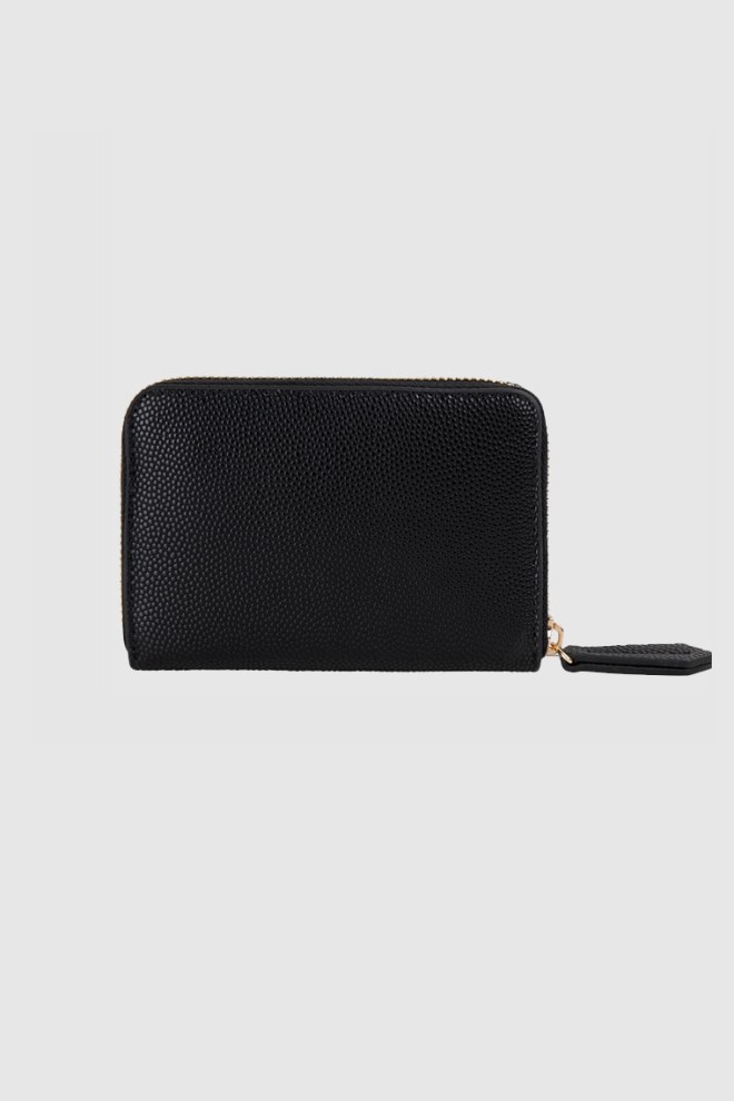 VALENTINO Women's black wallet set with mirror