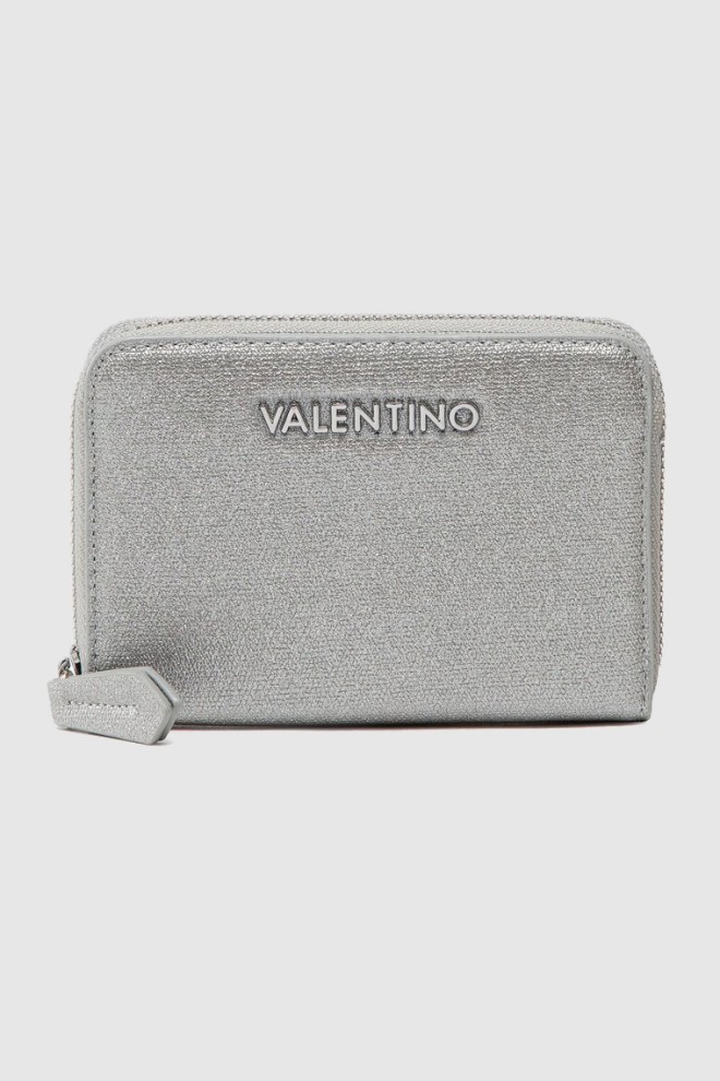 VALENTINO Women's silver wallet set with mirror