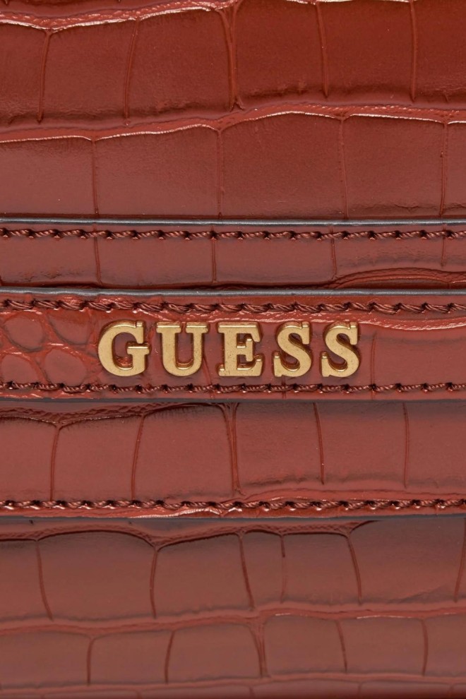 GUESS Brown Sestri Luxury Handbag