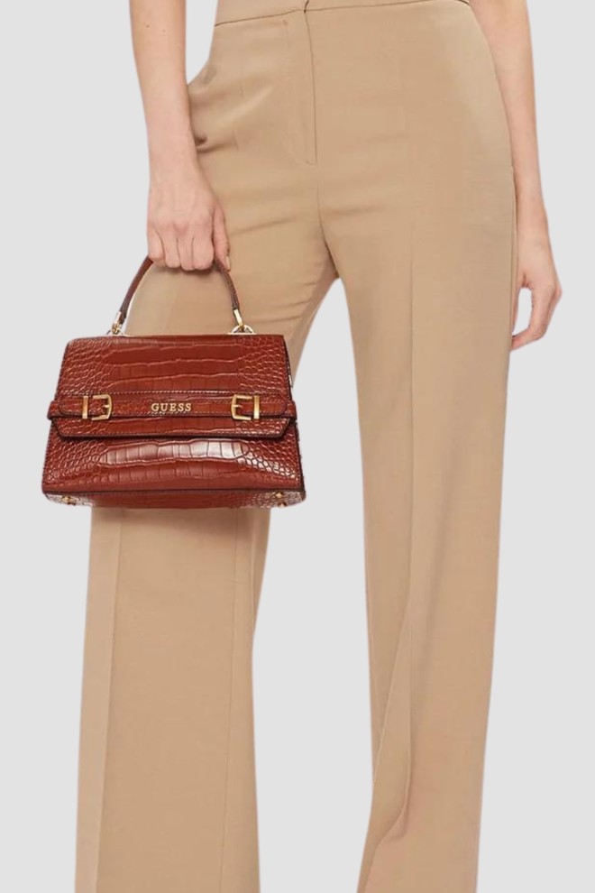 GUESS Brown Sestri Geantă de lux