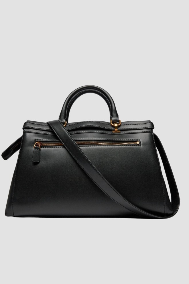 GUESS Negru Sestri Logo Luxury Geantă de mână