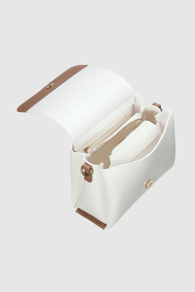 VALENTINO Alb Alexia Satchel Geantă de mână