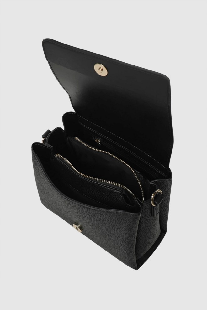 VALENTINO Torebka czarna Alexia Satchel