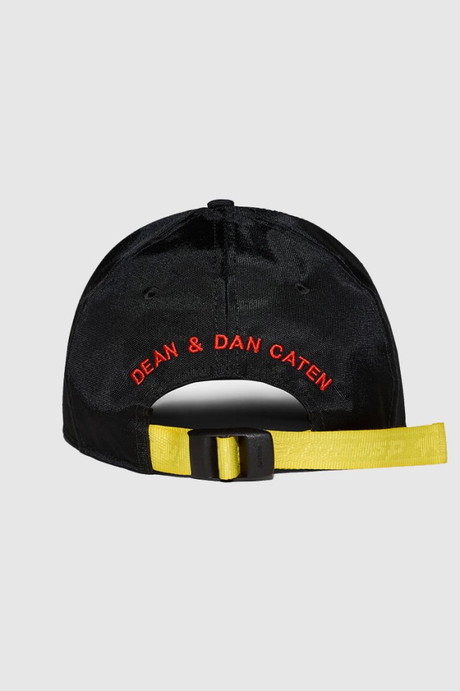 DSQUARED2 Negru bărbați invicta logo cap