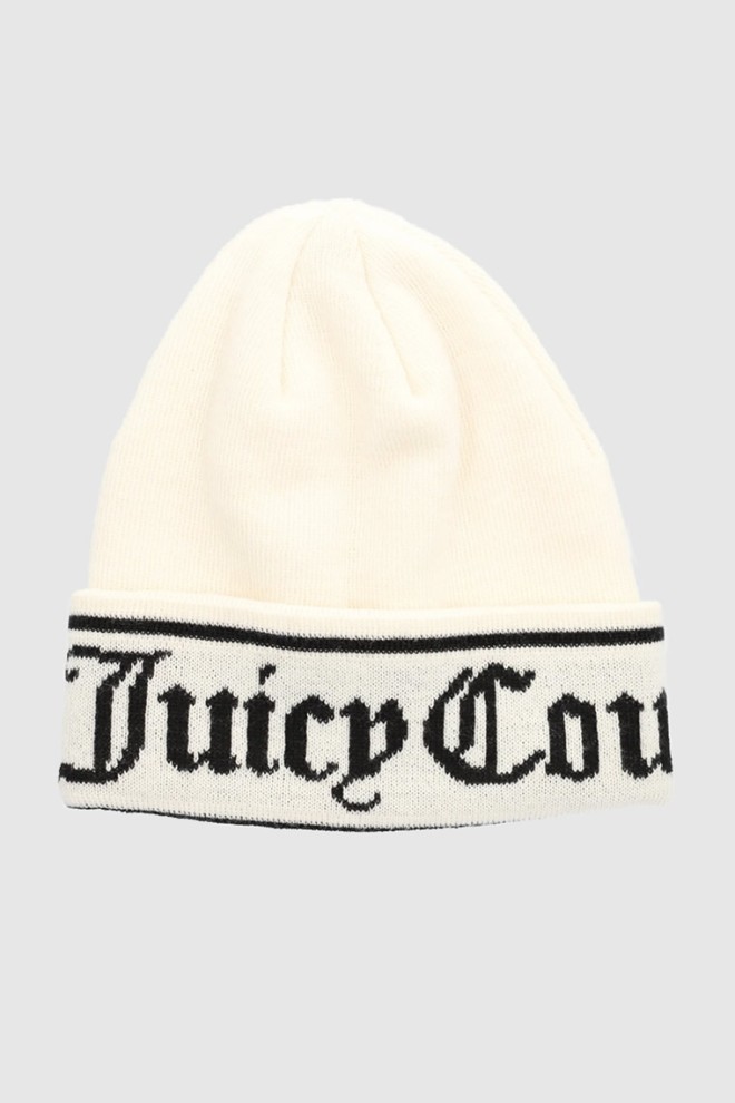 JUICY COUTURE ecru cap with logo