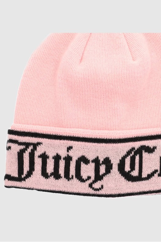 JUICY COUTURE Różowa czapka...