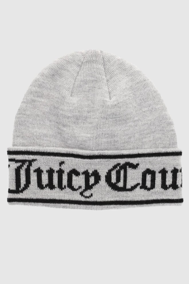 JUICY COUTURE Grey cap with logo