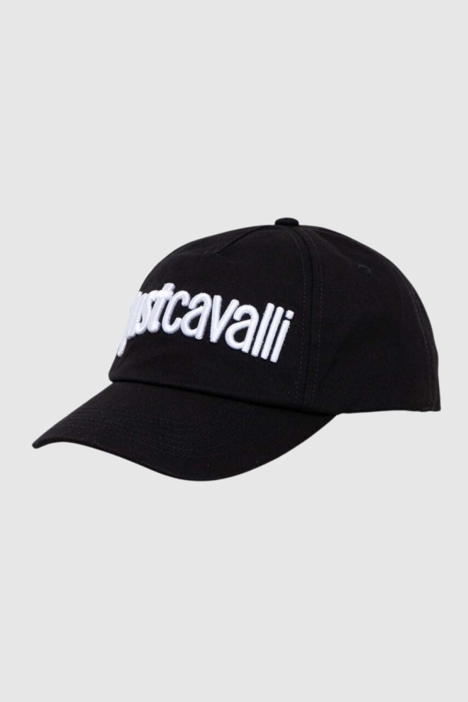 JUST CAVALLI 3D Up șapcă de baseball cu logo alb