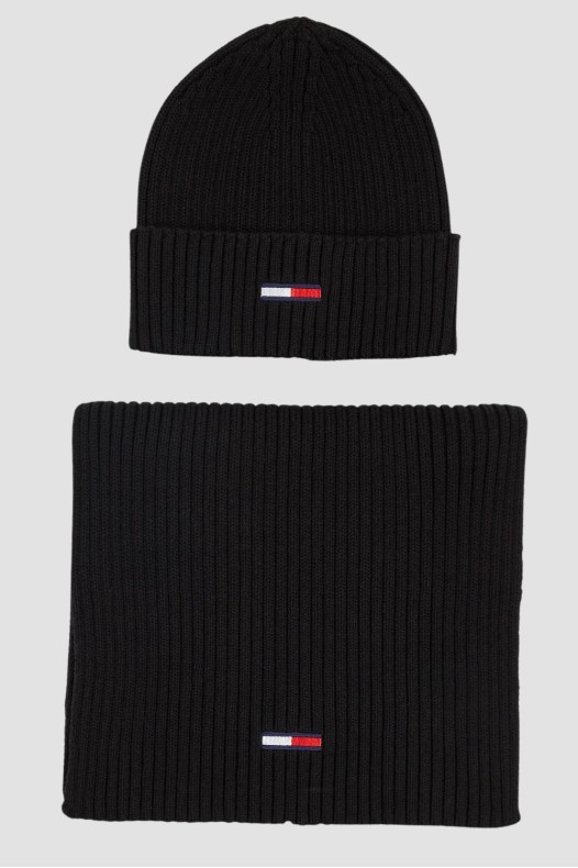 TOMMY JEANS Black hat and...