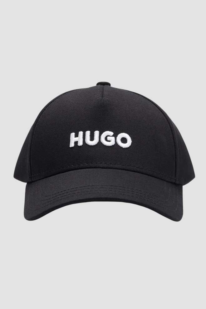 HUGO Black baseball cap