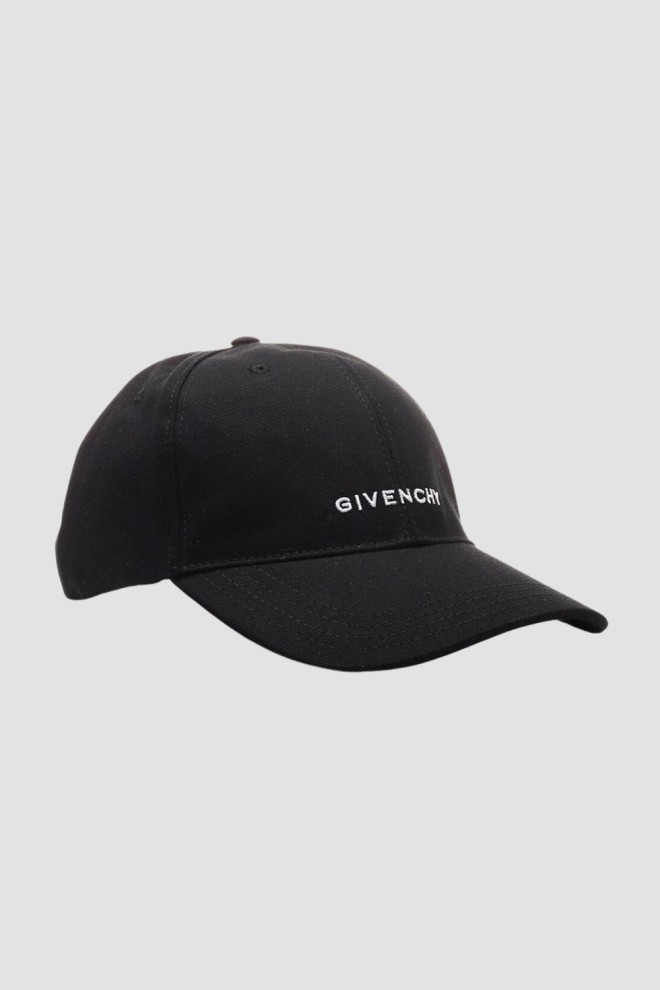 GIVENCHY Black Curved baseball cap