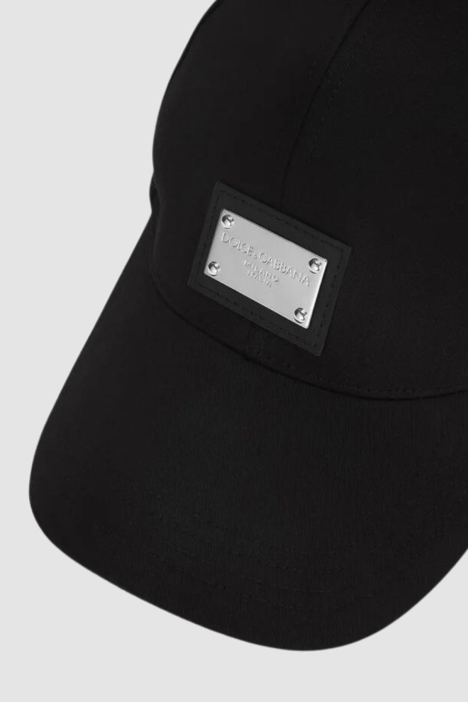 DOLCE & GABBANA Black baseball cap