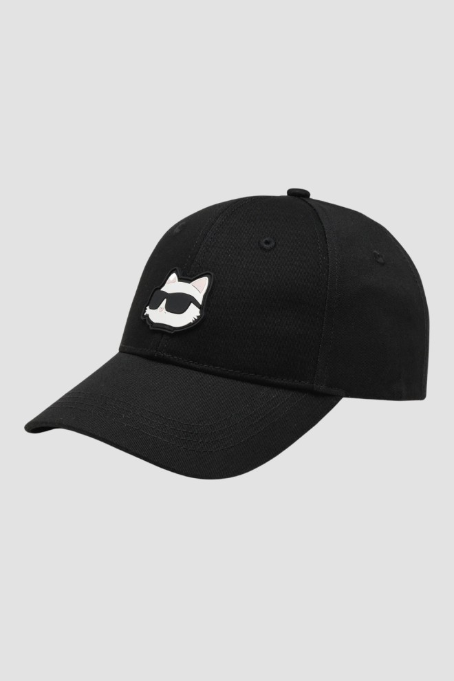 KARL LAGERFELD Black baseball cap