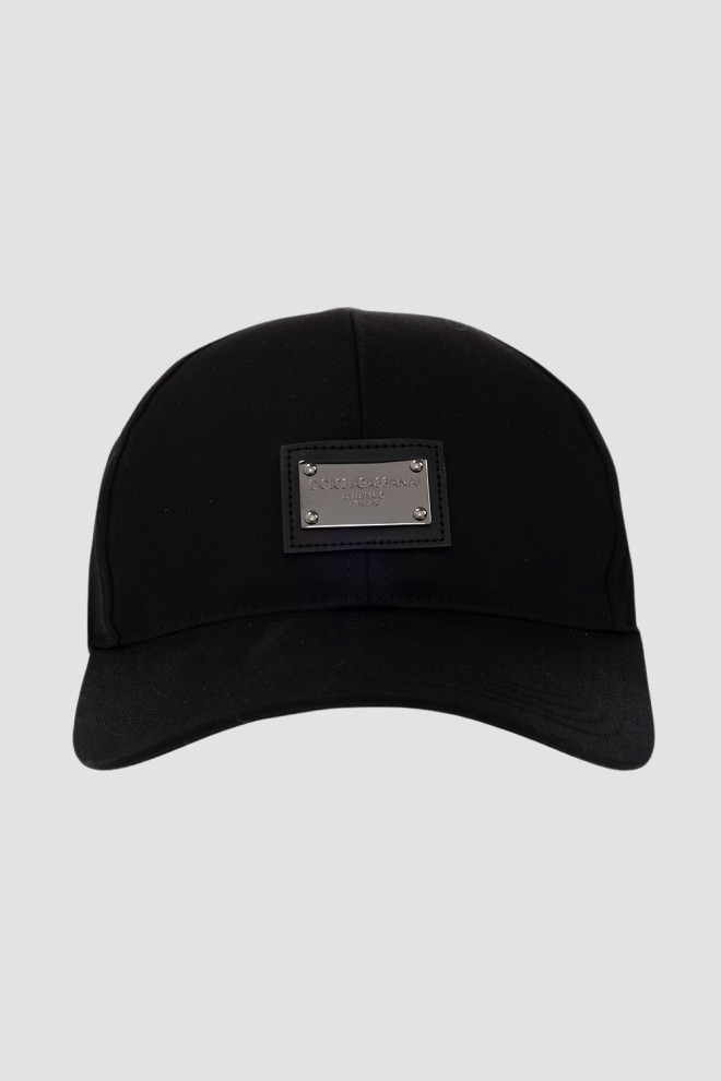 DOLCE & GABBANA Black baseball cap