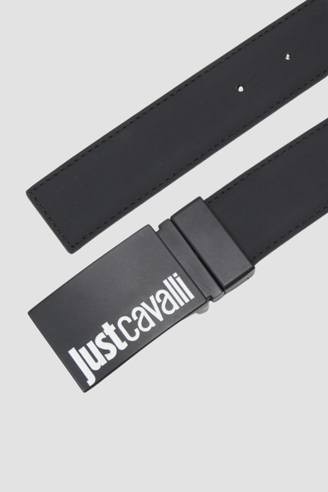 JUST CAVALLI Black Two-Sided Cintura Belt