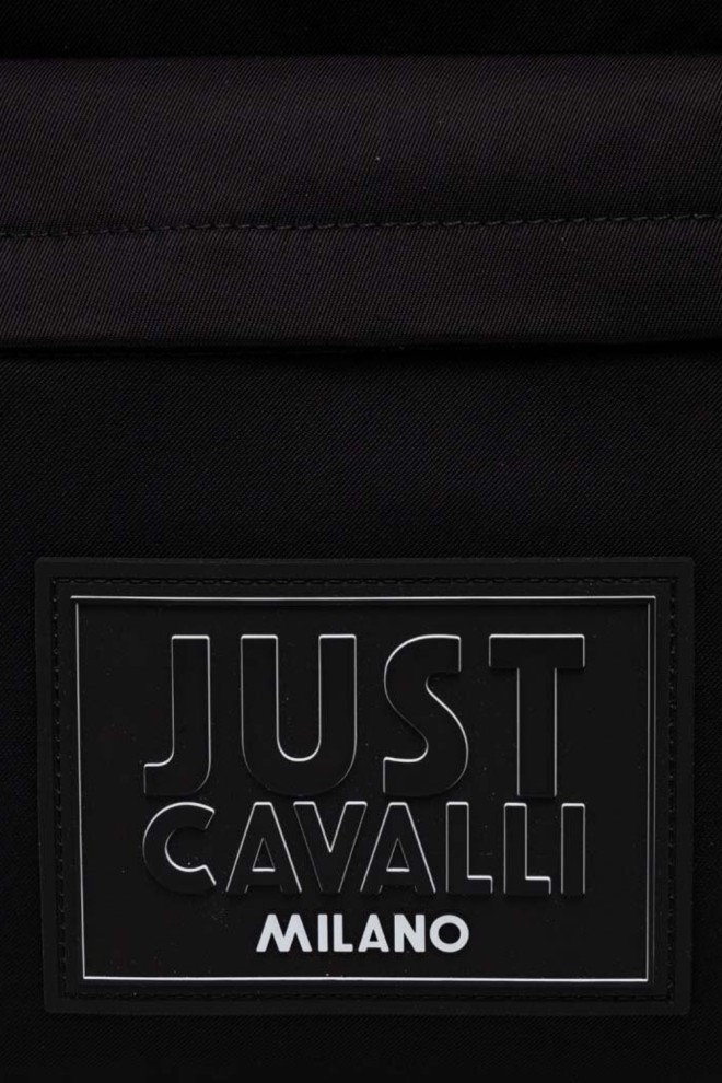 JUST CAVALLI Rucsac negru cu logo instituțional Range - Sketch 2