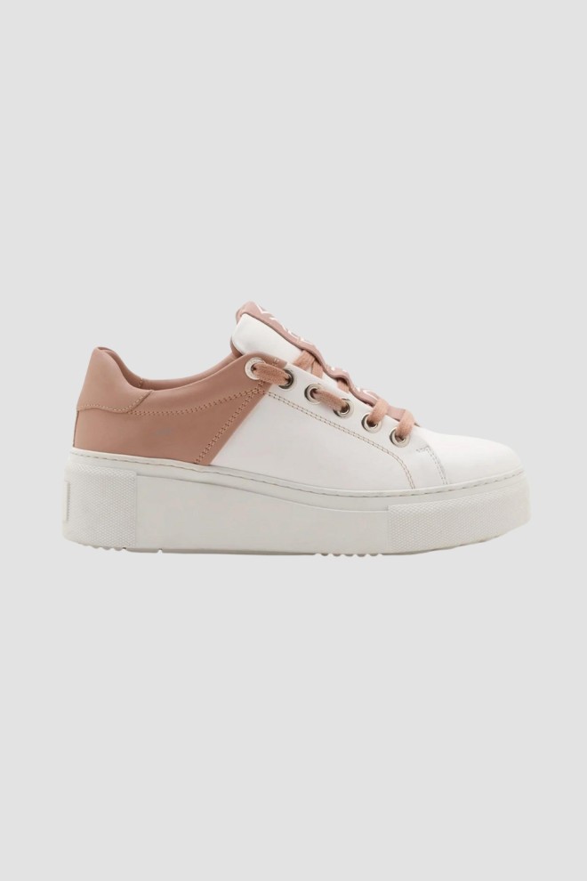 VALENTINO White and pink Baraga S Sneaker Lace-U sneakers