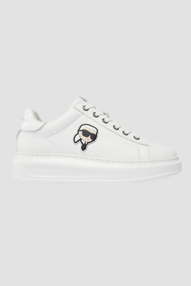 KARL LAGERFELD Białe sneakersy Karl Nft Lo LaceKARL LAGERFELD Białe sneakersy Karl Nft Lo Lace