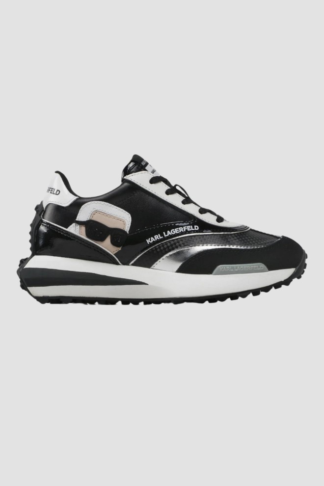 KARL LAGERFELD Black Zone Ikon Lo Runner sneakers