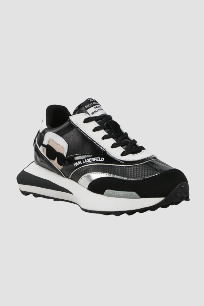 KARL LAGERFELD Black Zone Ikon Lo Runner sneakers