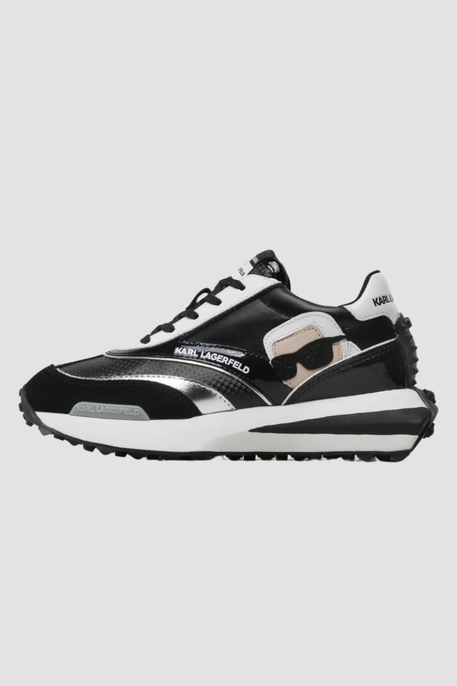 KARL LAGERFELD Black Zone Ikon Lo Runner sneakers