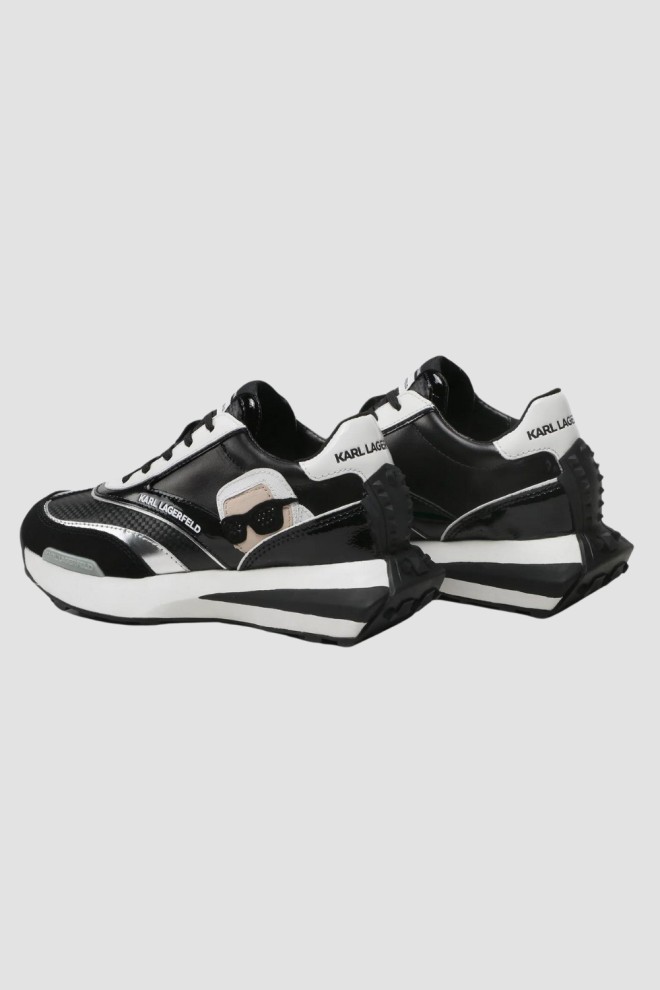 KARL LAGERFELD Black Zone Ikon Lo Runner sneakers