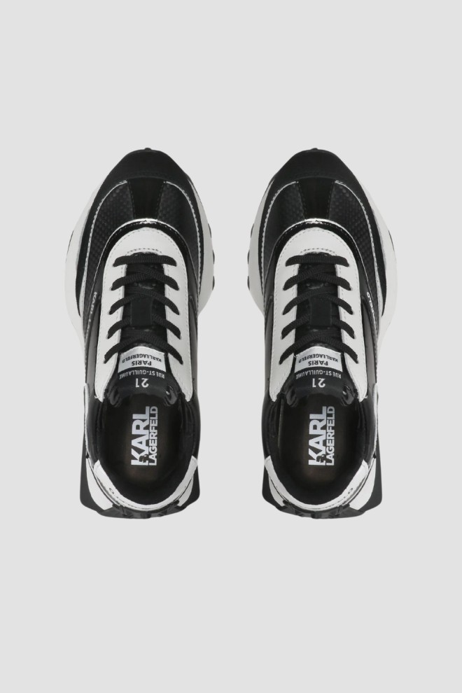 KARL LAGERFELD Black Zone Ikon Lo Runner sneakers