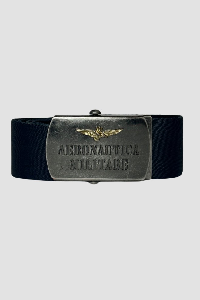 AERONAUTICA MILITARE Navy blue men's belt