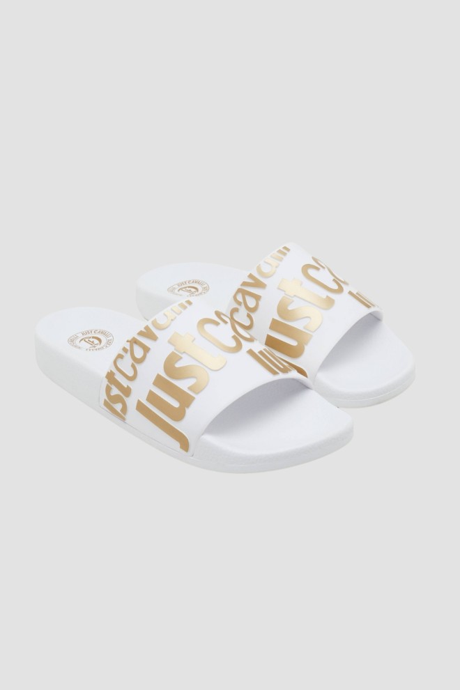 JUST CAVALLI Alb Fondo Pool flip-flops