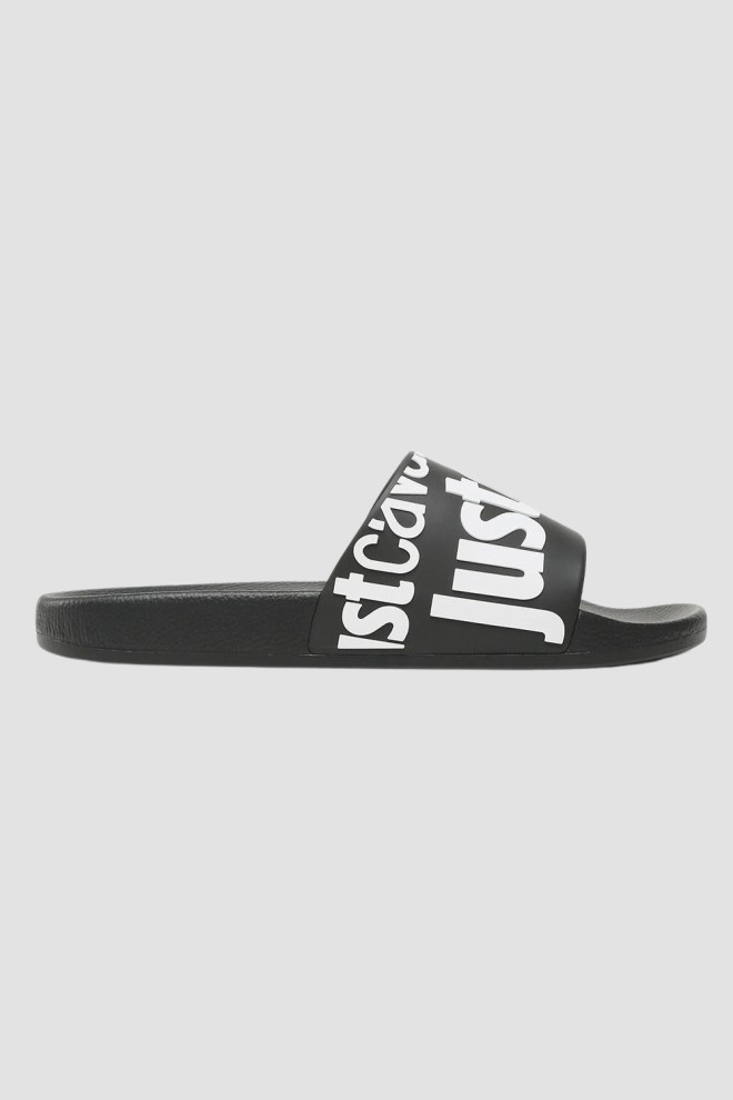 JUST CAVALLI Flip-flops negru pentru bărbați