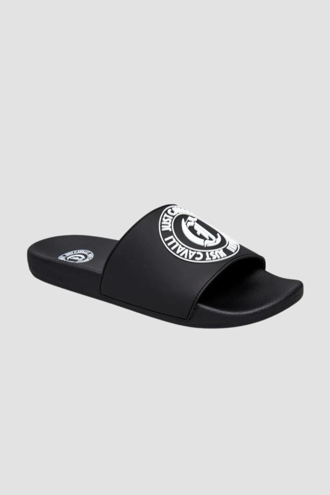 JUST CAVALLI Negru Fondo Pool flip-flops