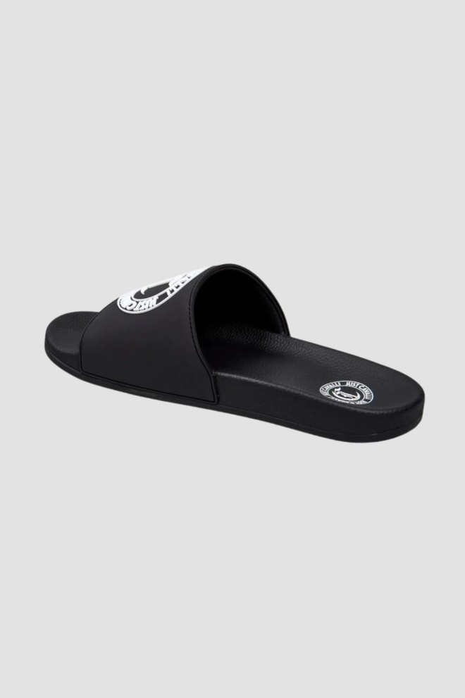 JUST CAVALLI Black Fondo Pool flip-flops