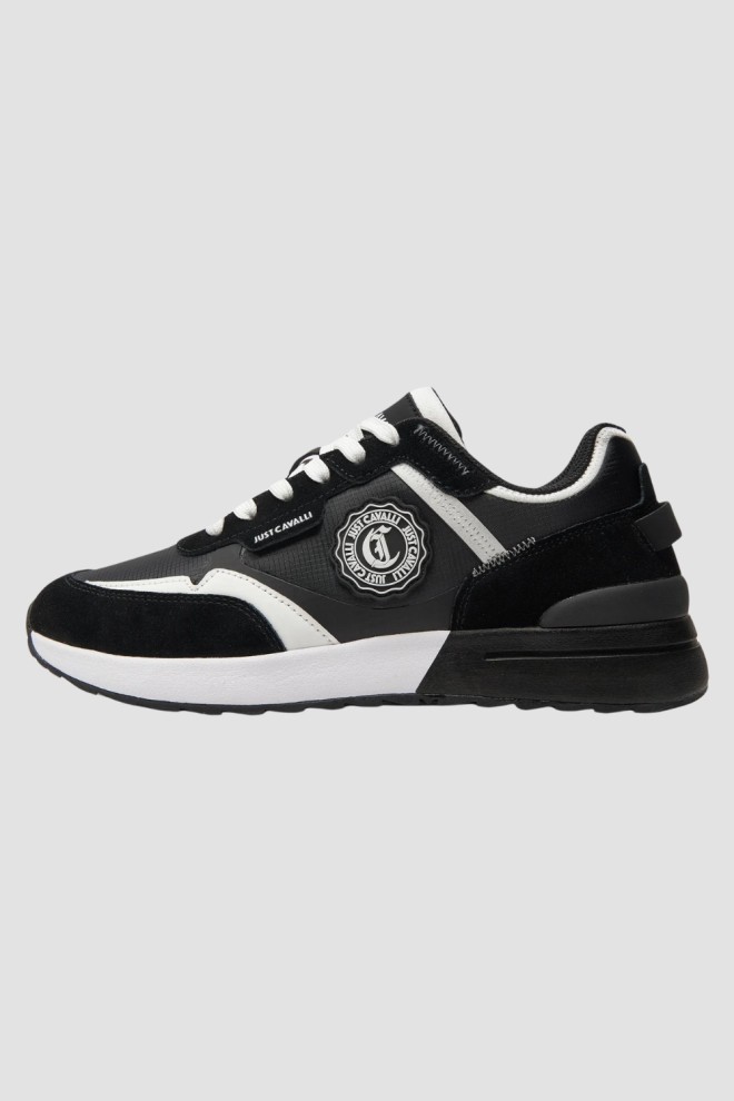 JUST CAVALLI Negru Fondo Acțiune Pantofi de bază