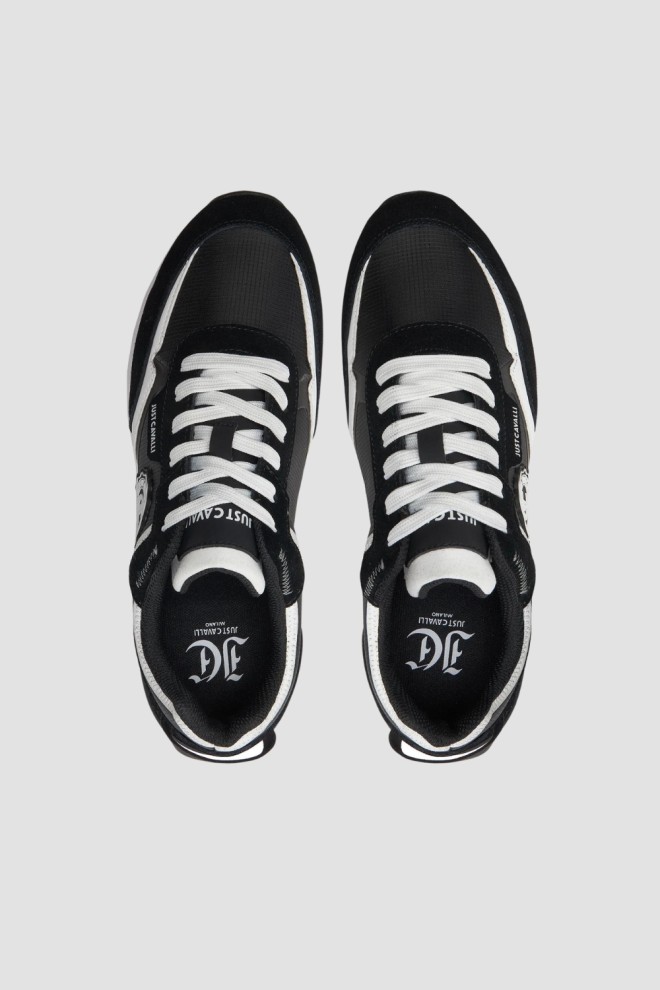 JUST CAVALLI Negru Fondo Acțiune Pantofi de bază