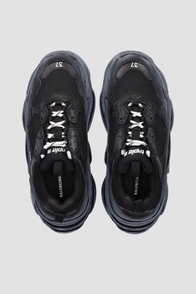 BALENCIAGA Black TRIPLE S sneakers