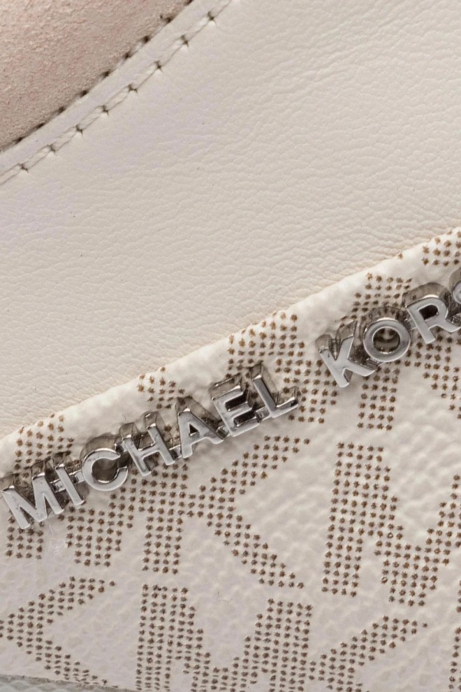 MICHAEL KORS White Allie Wrap Trainer sneakers